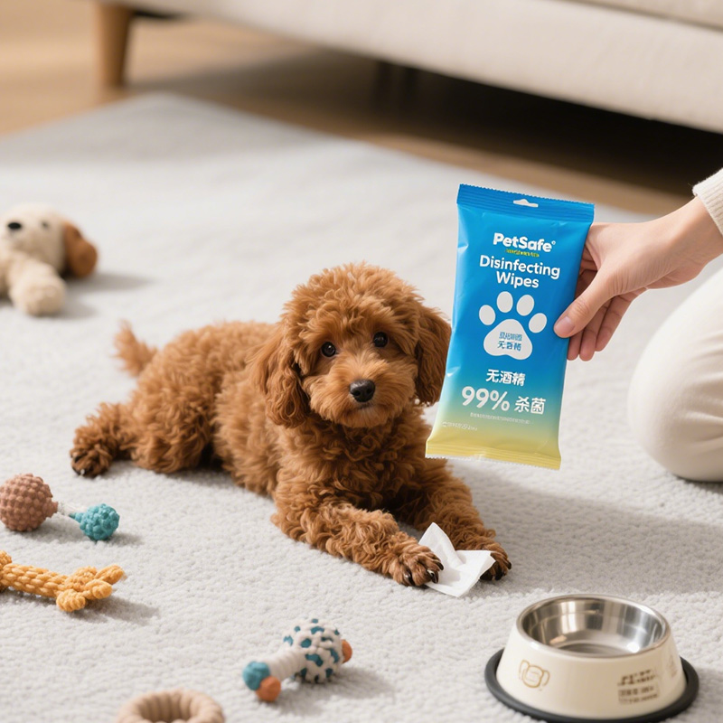 Salviette disinfettanti per animali domestici